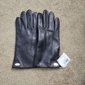 Coach leather gloves